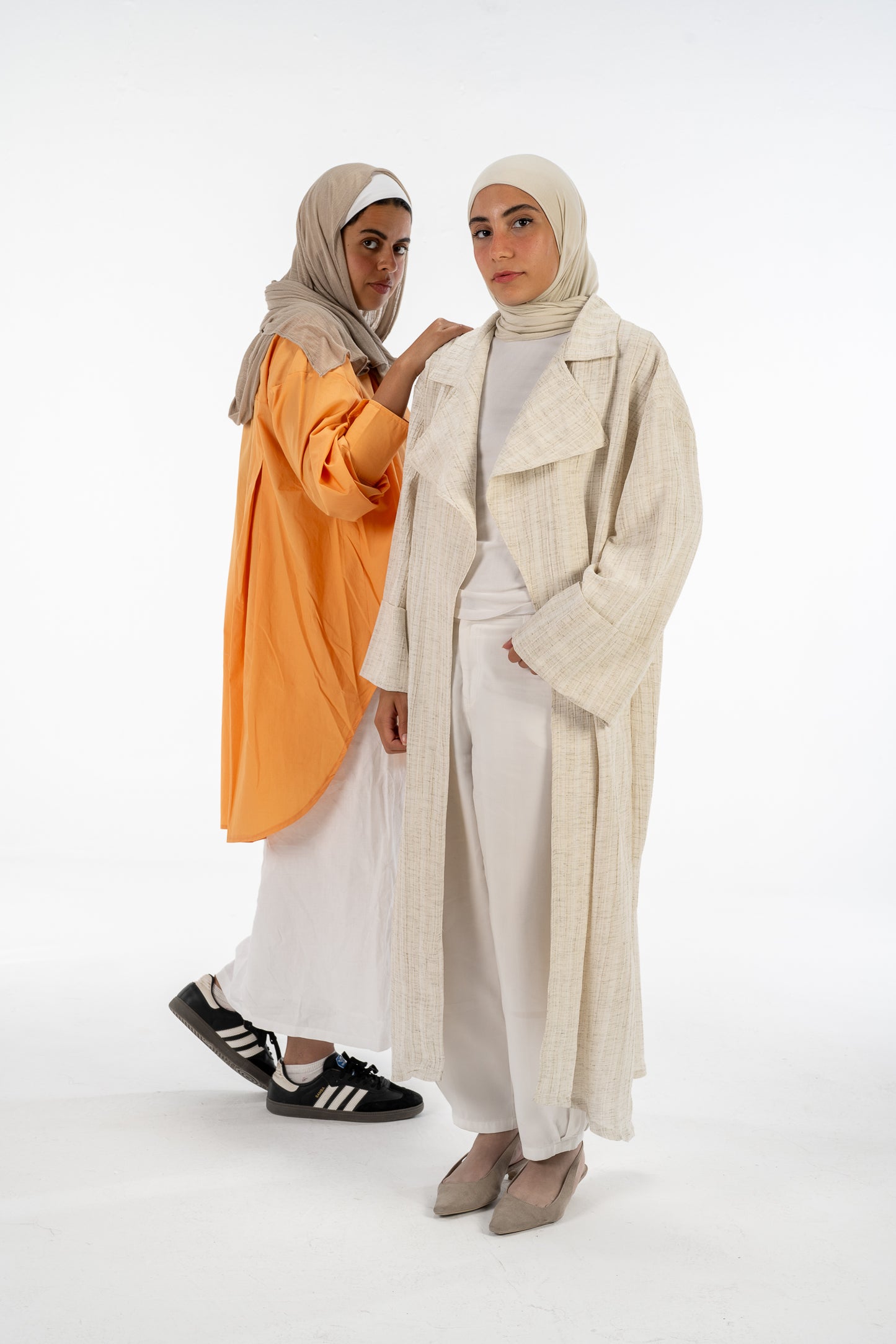 Beige Linen Cardigan