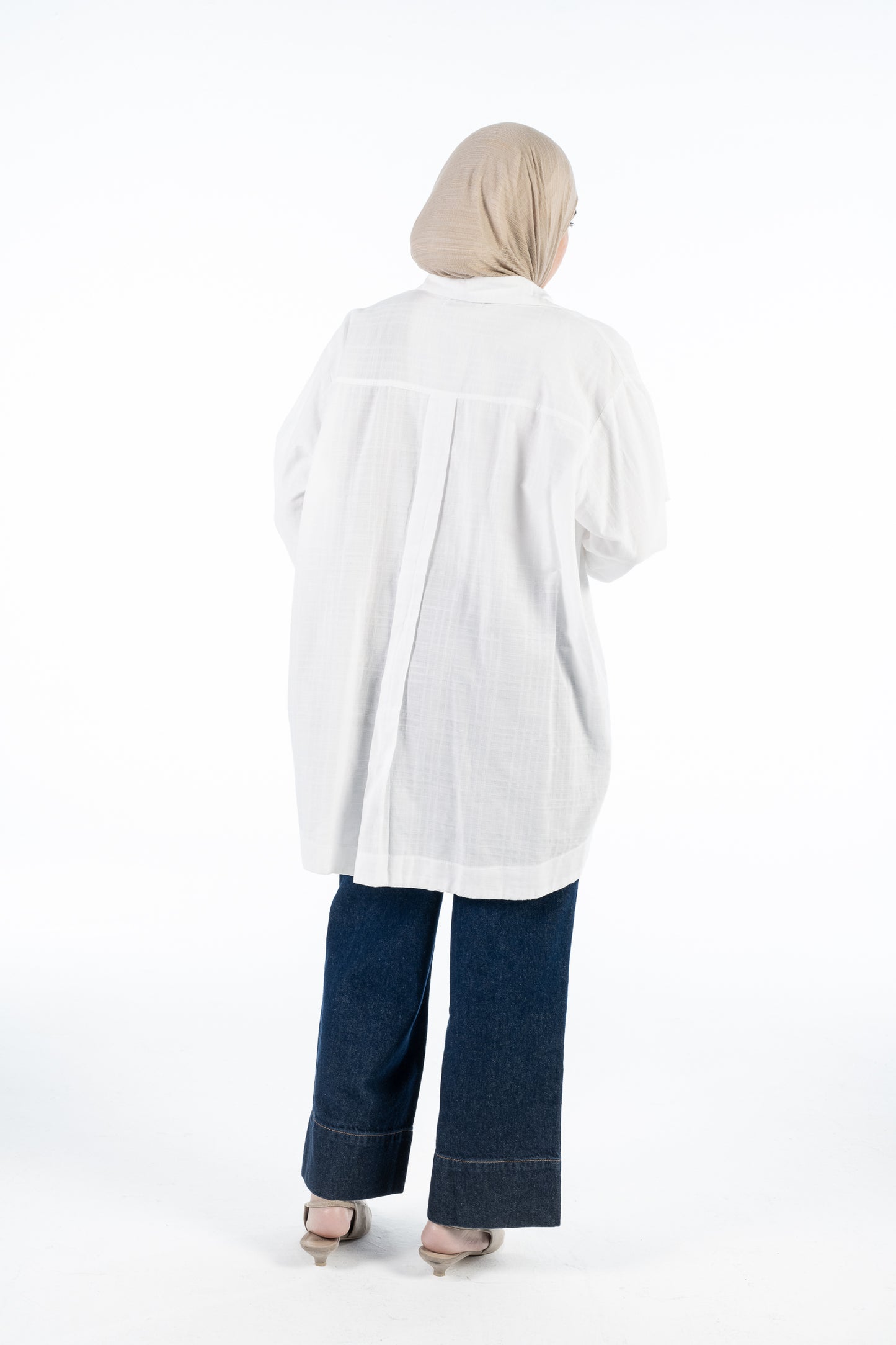 White Cotton-Chemise
