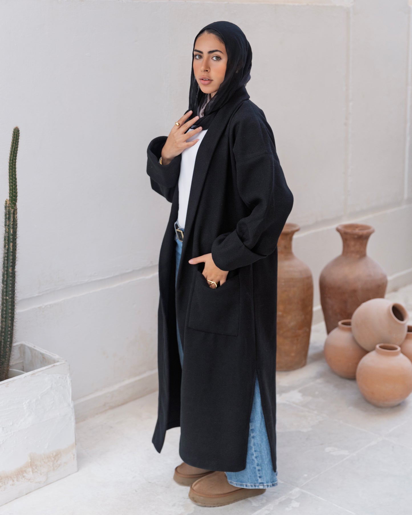 Black Oversized Cardigan