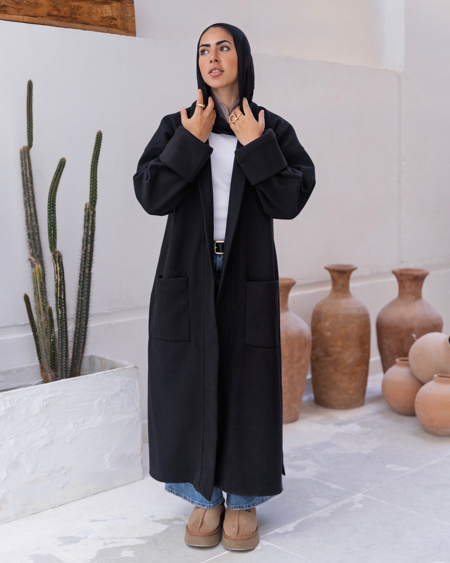 Black Oversized Cardigan