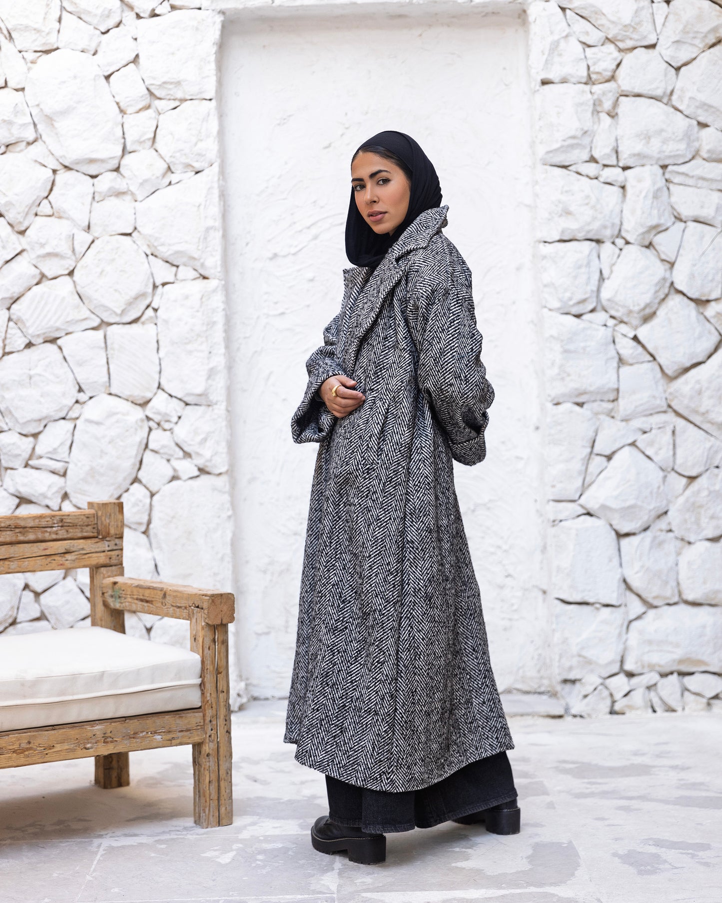 Grey Oversized Coat